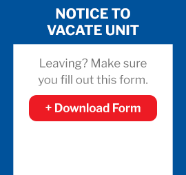 Notice to Vacate Unit Form